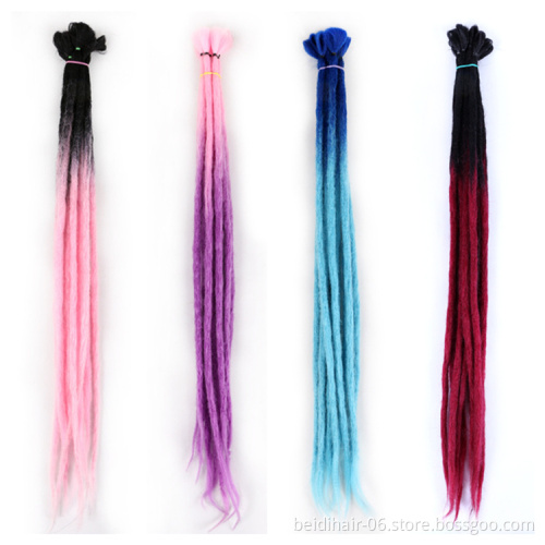 Long dreadlocks Synthetic Hair Dreads Wholesale